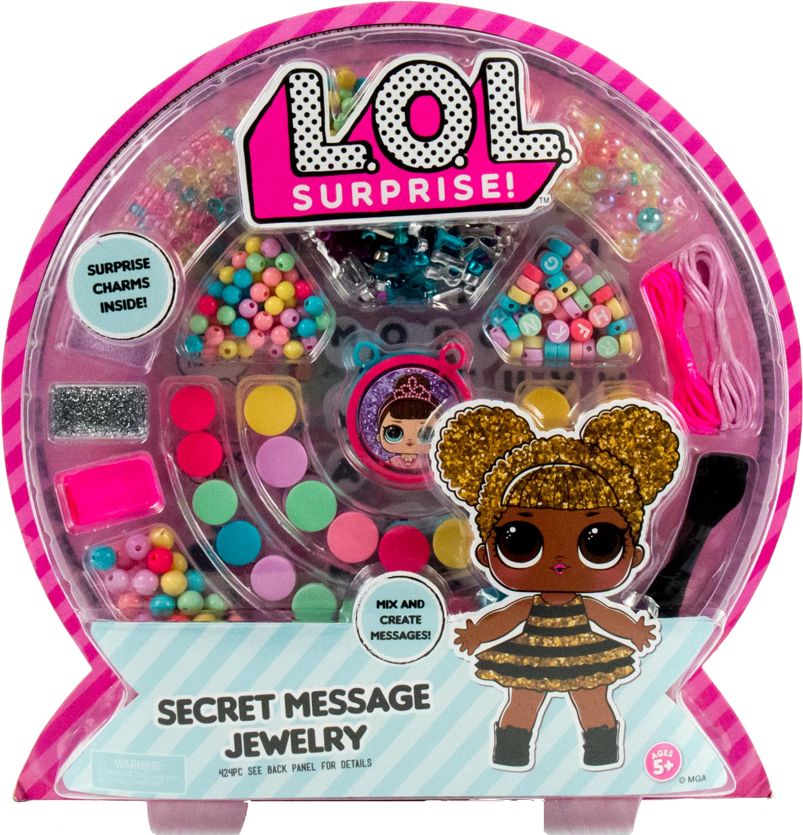 Lol Surprise Secret Message Jewelry Pkg - Lol Secret Message Jewelry Clipart (1686x1690), Png Download