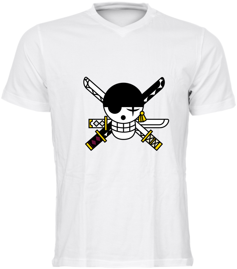 Roronoa Zoro Pirate Symbol - Stranger Things T Shirt Clipart (795x902), Png Download