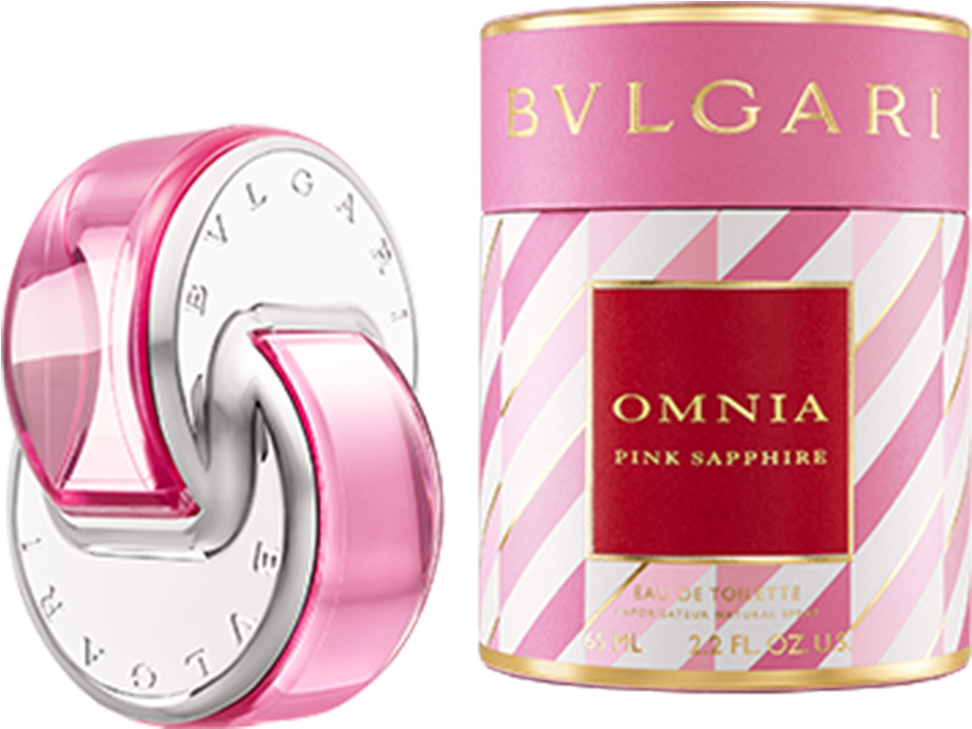 Omnia Pink Sapphire Limited Edition Eau De Toilette - Bvlgari Omnia Candy Clipart (1800x1405), Png Download