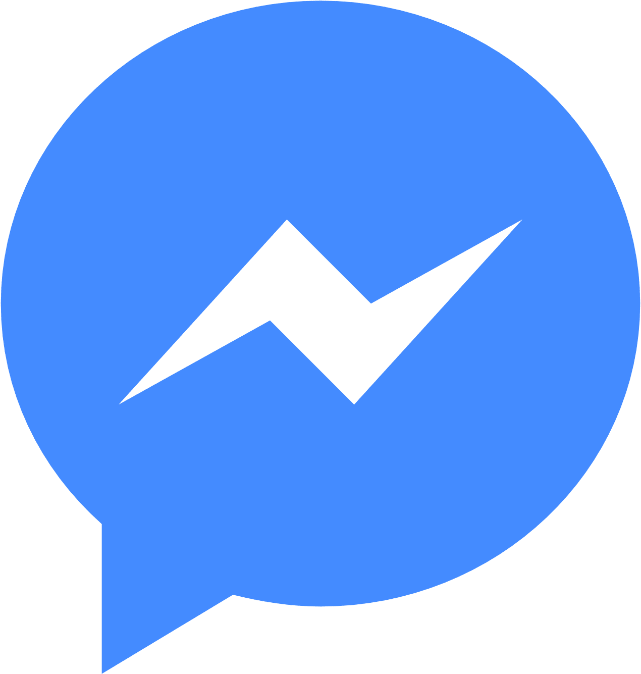 Home - - Facebook Messenger Icon Png Clipart (1600x1600), Png Download