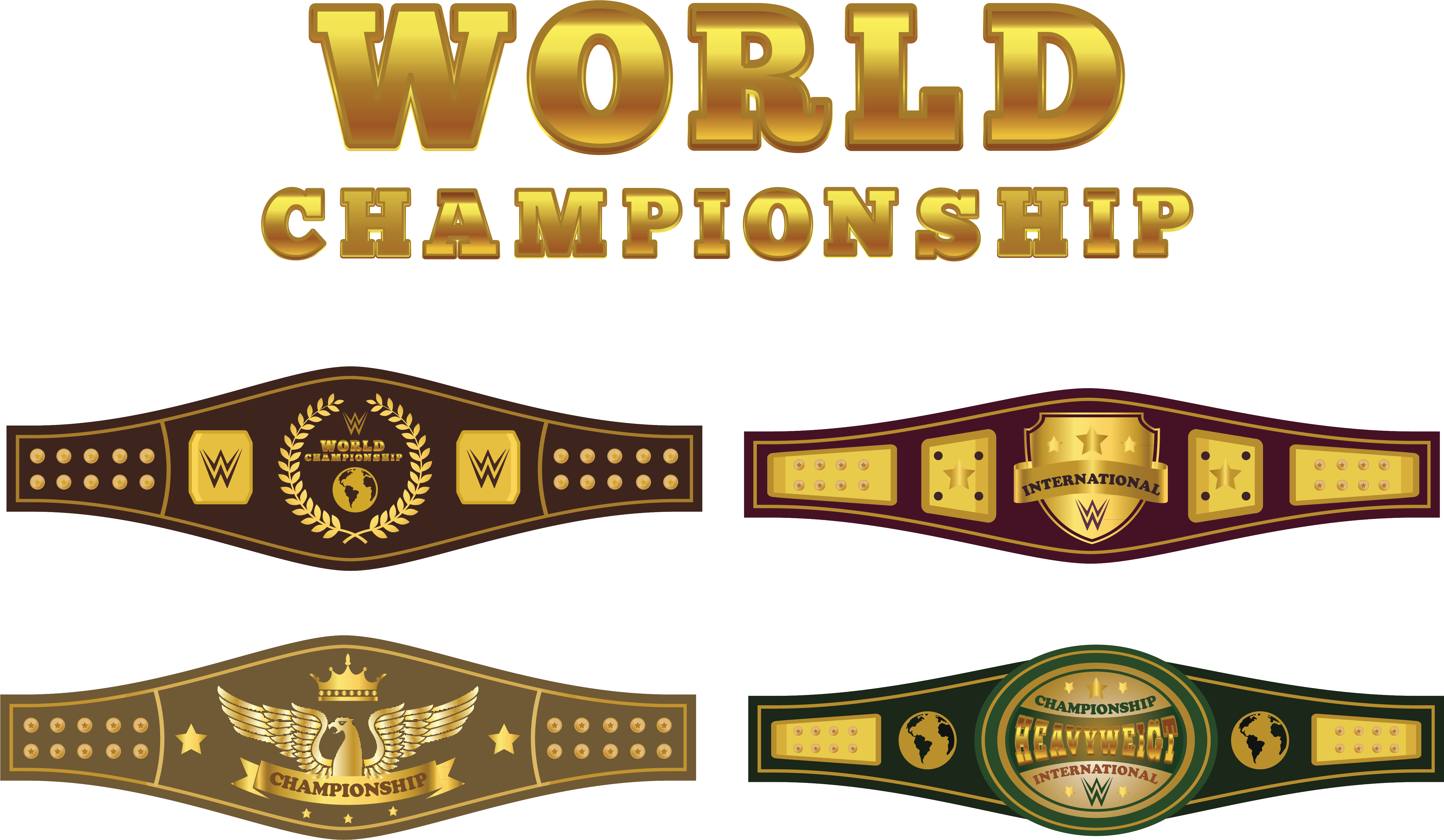Wwe Championship Universal - New Wwe Universal Championship Belt Clipart (5481x3331), Png Download