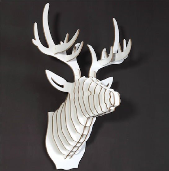 Cabeza De Alce Para Pared Clipart (675x550), Png Download