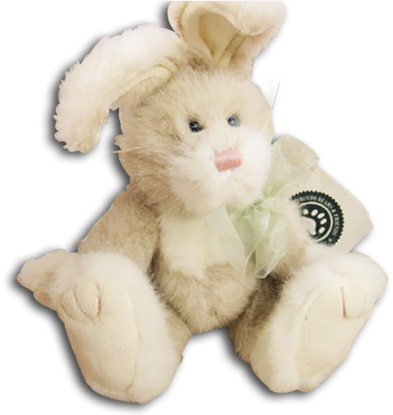 Boyds Easter Bunny Plush Buffie Bunnyhop Stuffed Animal - Stuffed Toy Clipart (600x597), Png Download