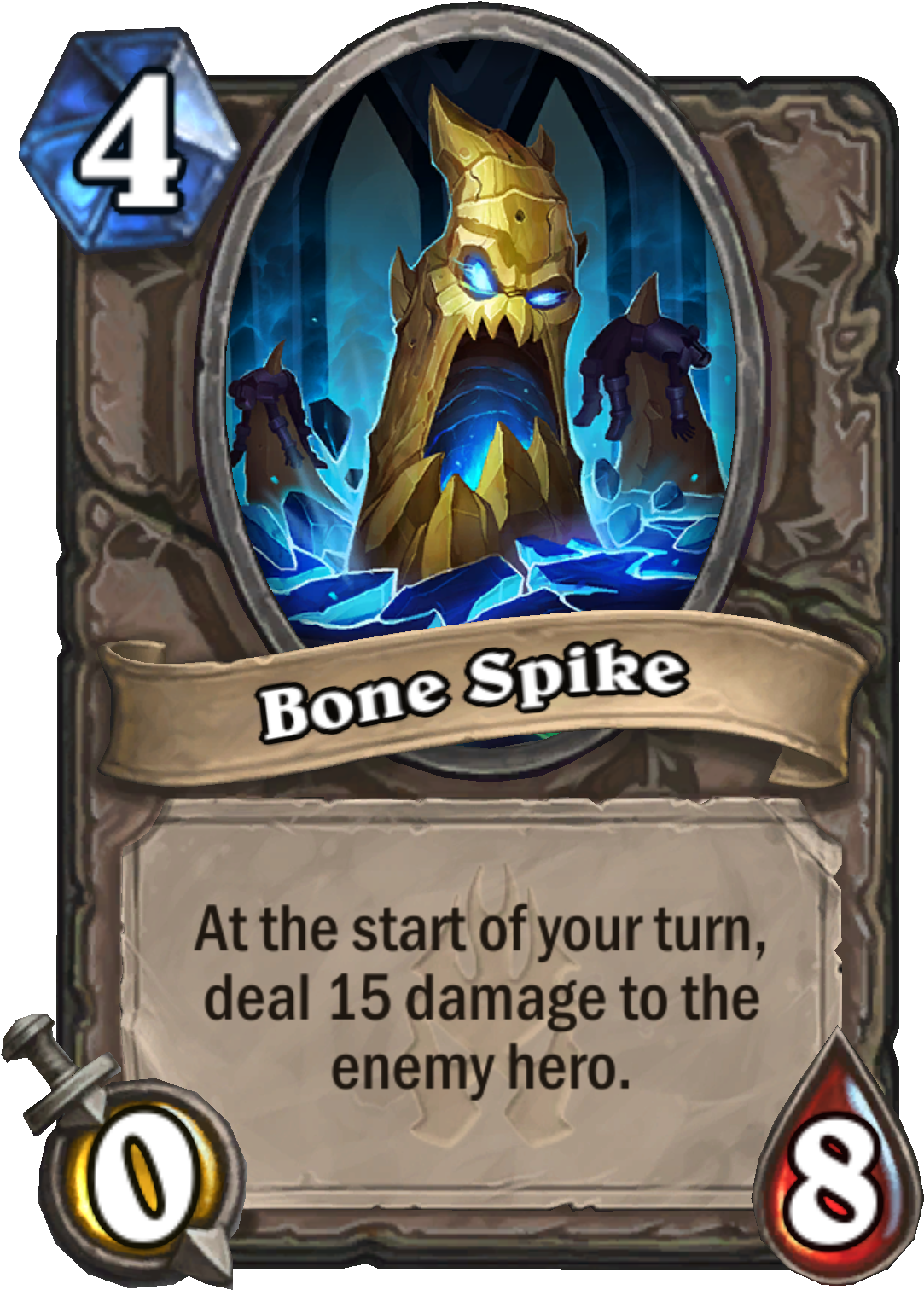 Bone Stormtype - Bone Spike Hearthstone Clipart (2000x2000), Png Download