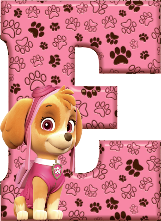 *✿**✿*e*✿**✿*de Alfabeto Decorativo - Paw Patrol Alphabet Letter N Clipart (536x736), Png Download