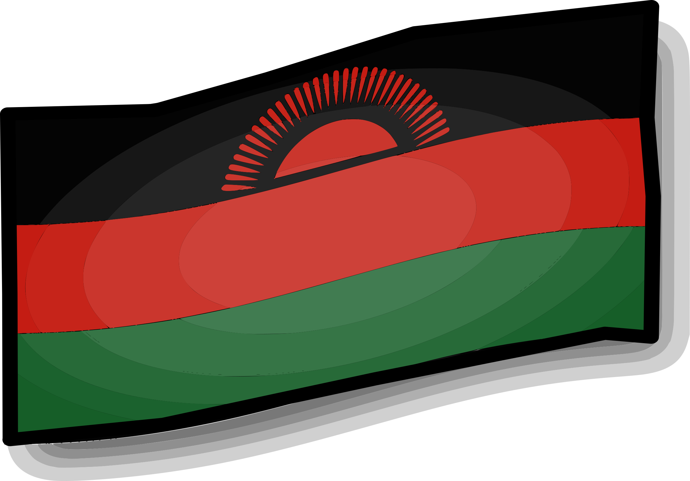 This Free Icons Png Design Of Artsy Malawi Flag Clipart (2400x1675), Png Download