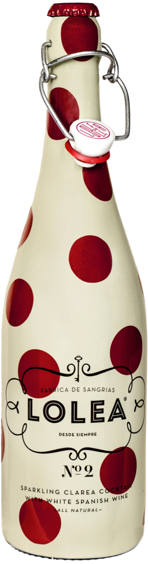 2 White Wine Sangria Frizzante 750ml - Lolea No Sangria Clipart (394x1105), Png Download