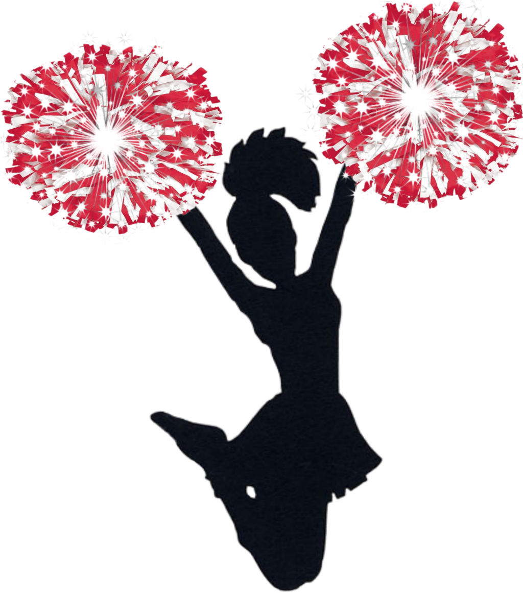 Cheerleader Sticker Clipart (1024x1161), Png Download