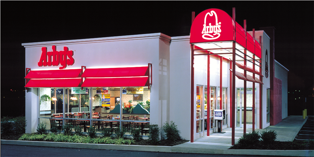 Arby's Nashville Tn - Commercial Building Clipart (1980x500), Png Download