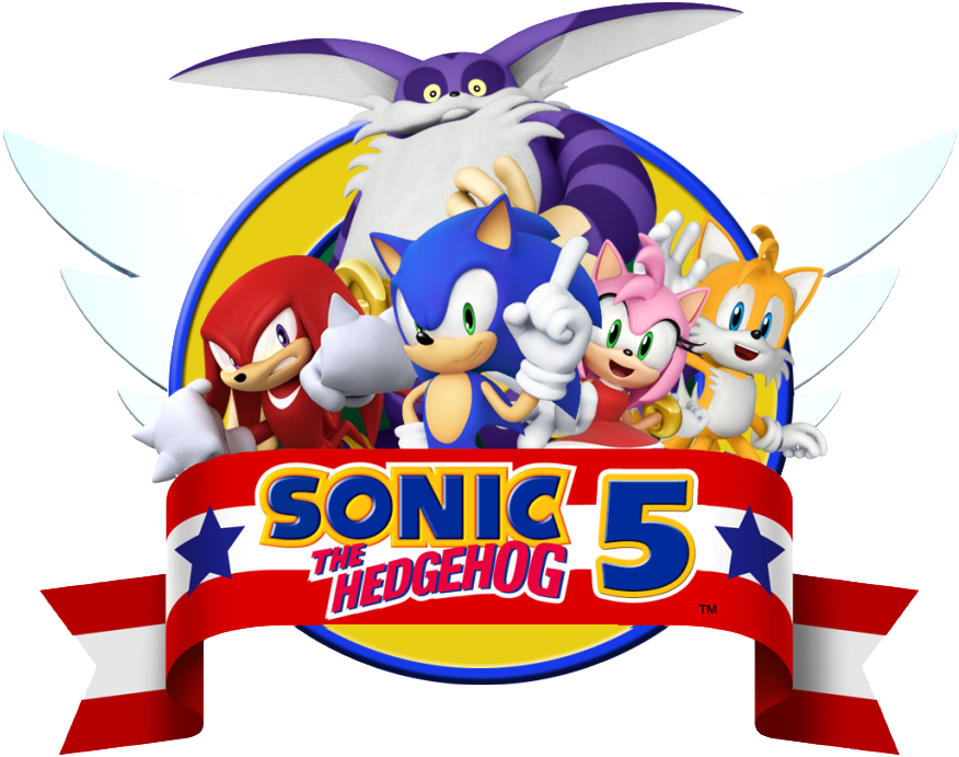 Sonic, Tails, Knuckles, Amy Photo - Sonic The Hedgehog 4 Episode 1 Logo Clipart (1024x819), Png Download