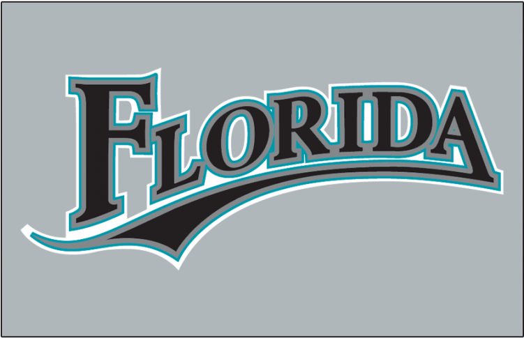 Miami Marlins Logos Iron On Stickers And Peel-off Decals - Florida Script Clipart (750x930), Png Download