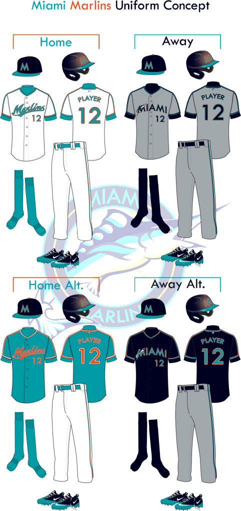 Barreto Marlinsuniform-5 - All Chicago Cubs Uniforms Clipart (482x1022), Png Download