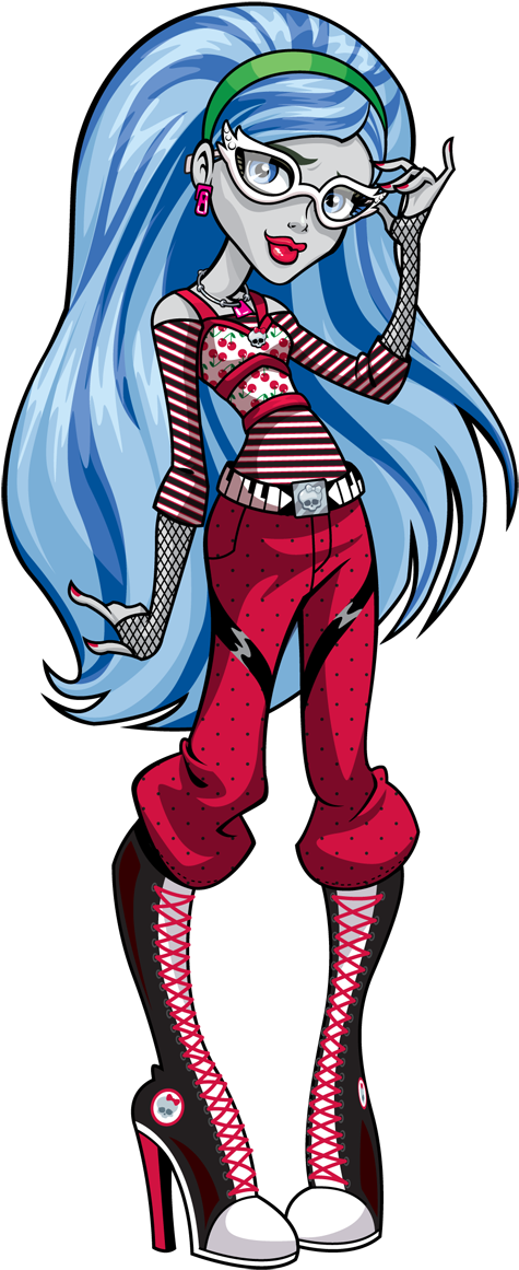 Monster High Ghoulia Yelps , Png Download - Monster High Ghoulia Yelps Clipart (475x1161), Png Download