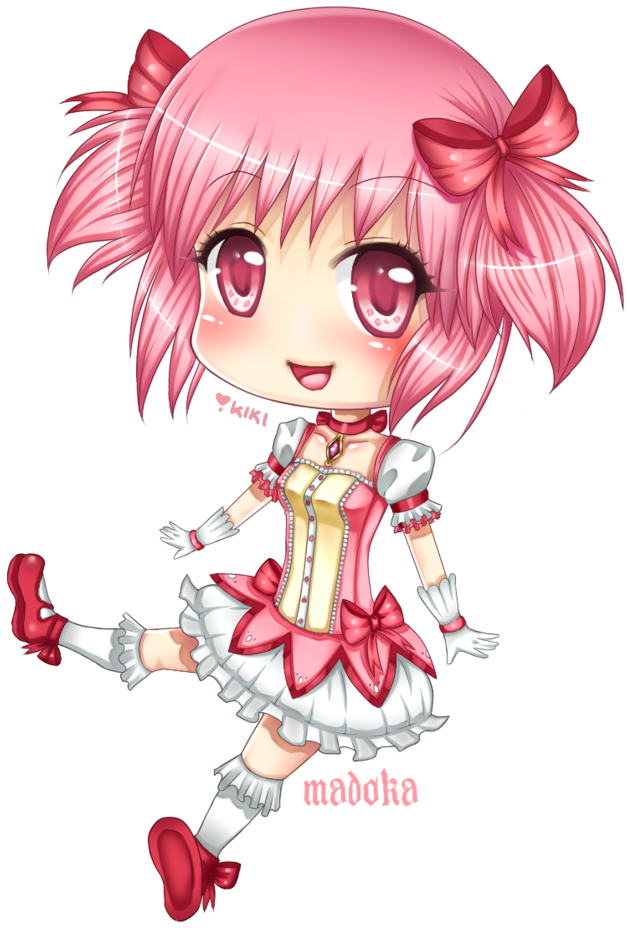 Puella Magi Madoka Magica Images Madoka Fan-art Hd - Cartoon Clipart (741x1078), Png Download