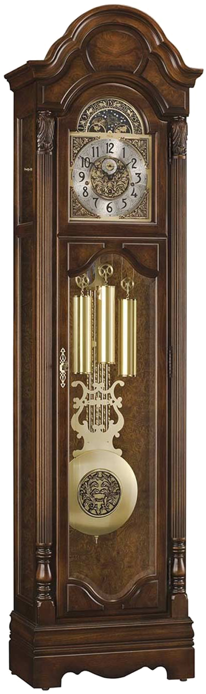 Grandfather Clock Png Free Download - Ridgeway Grandfather Clock Cherry Clipart (425x1388), Png Download