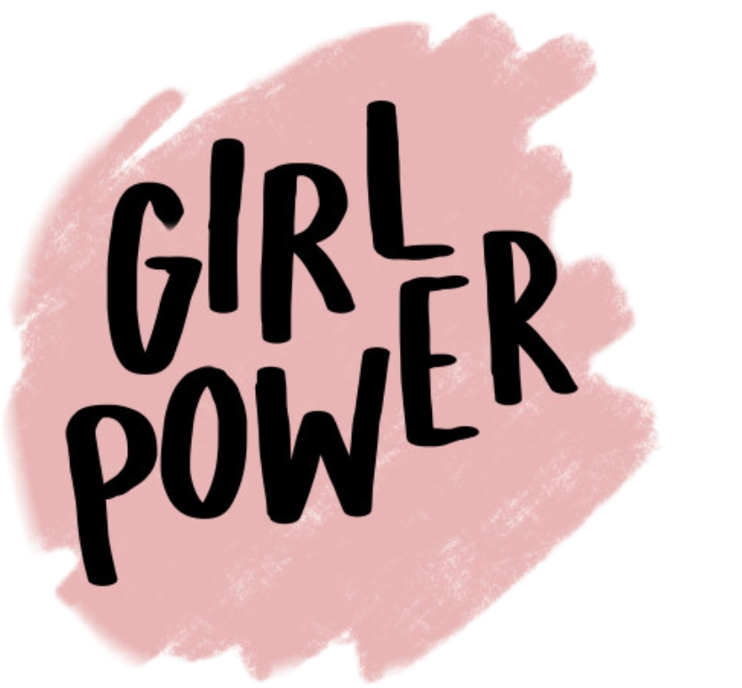 #girl #power #girlpower #feminist #womanday - Graphic Design Clipart (835x775), Png Download
