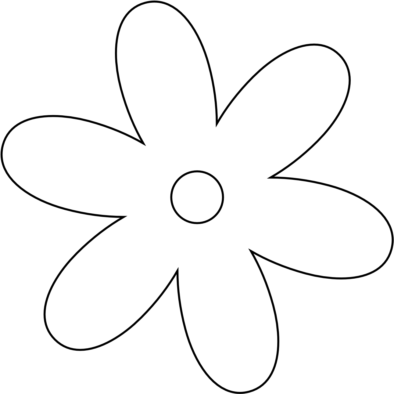 Flower Tattoo Black And White - Illustration Clipart (1292x1291), Png Download