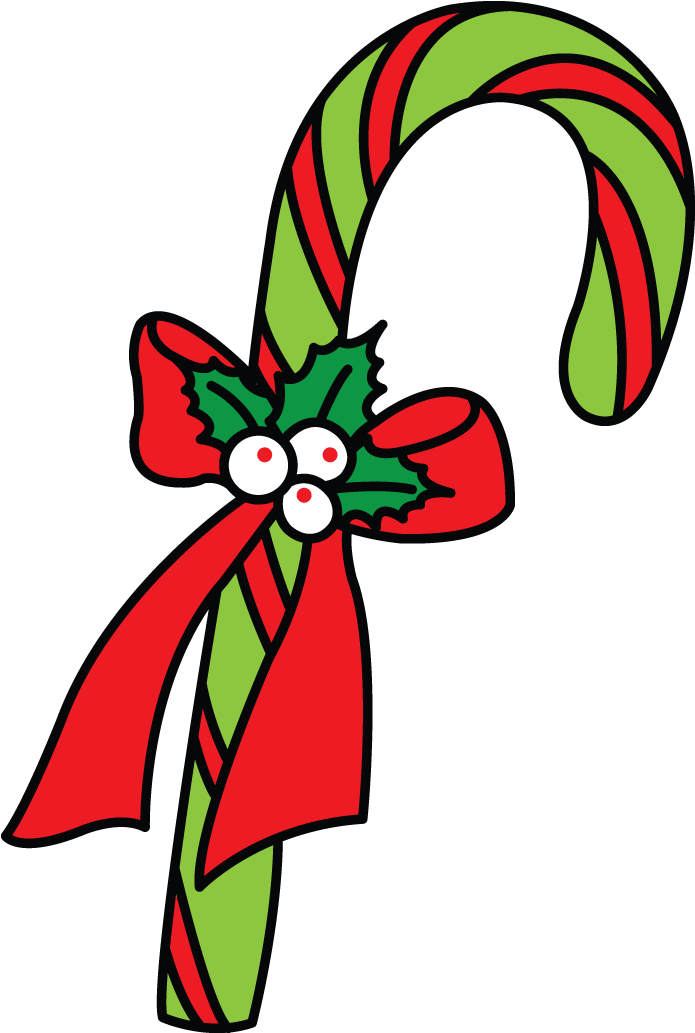 Cane Drawing Hard Candy - Christmas Candy Cane Drawing Clipart (720x1280), Png Download