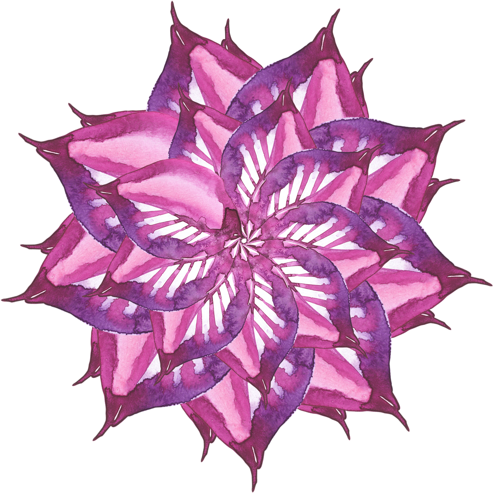 Simple Purple Creative Watercolor Png And Psd - Watercolor Painting Clipart (2000x2000), Png Download