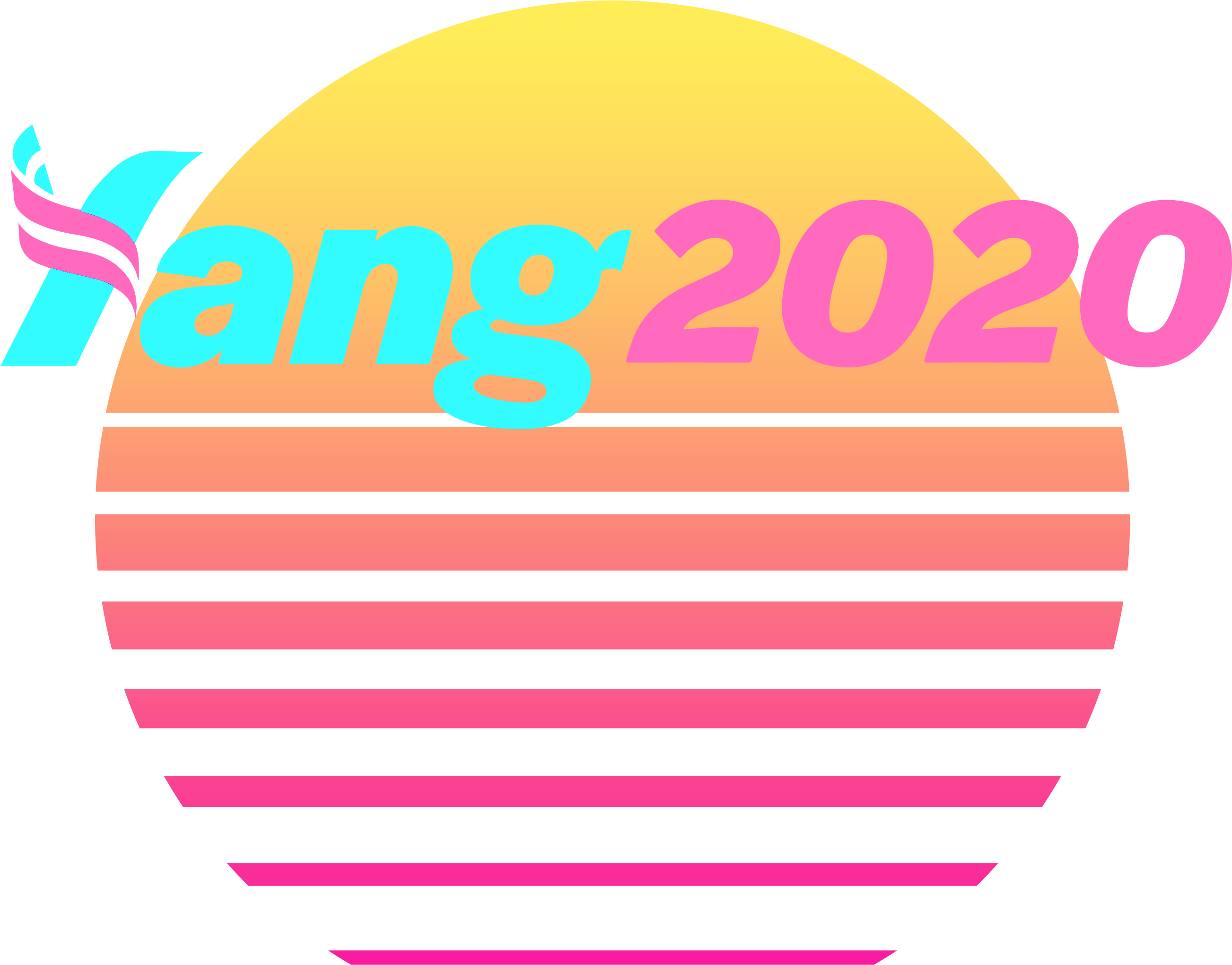 Vaporwave Yang Logo Imgur Png Vaporwave Logo Png - Yang 2020 Vaporwave Clipart (3000x3000), Png Download
