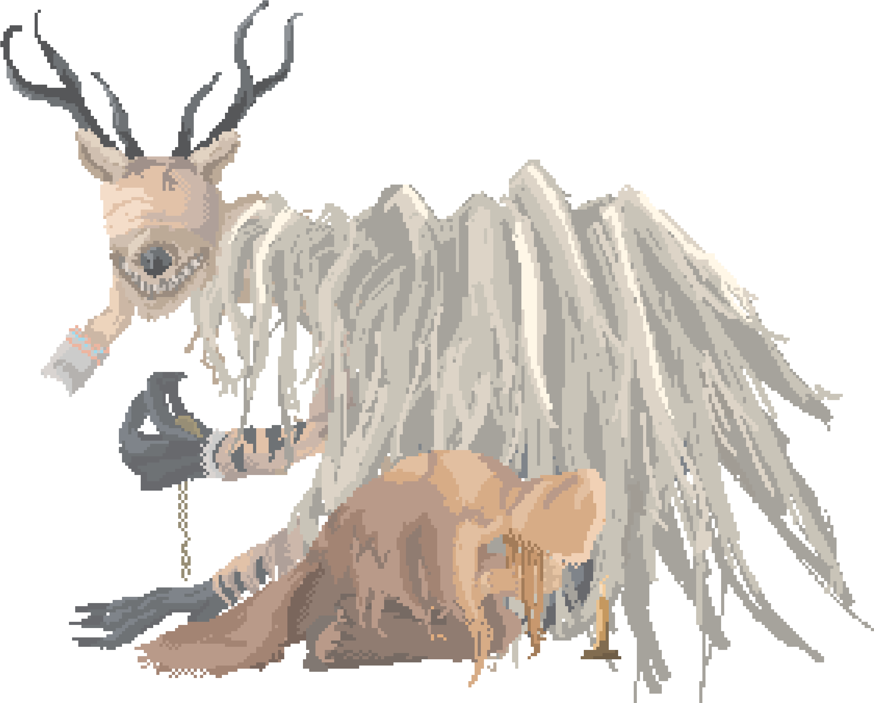 Vire - Bloodborne Vicar Amelia Clipart (3000x2310), Png Download