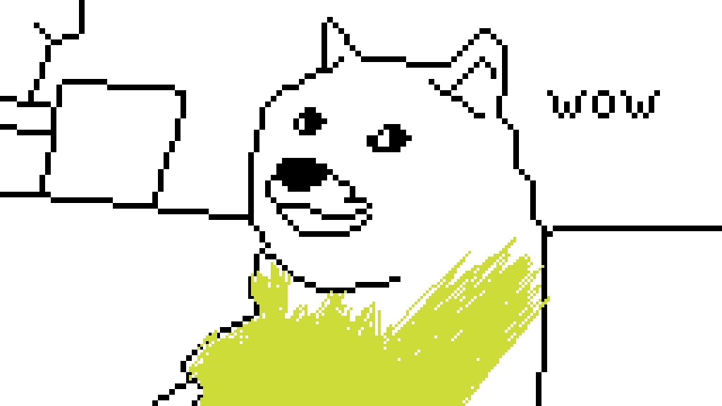 Doge - Dabbing Unicorn Gif Clipart (1024x576), Png Download