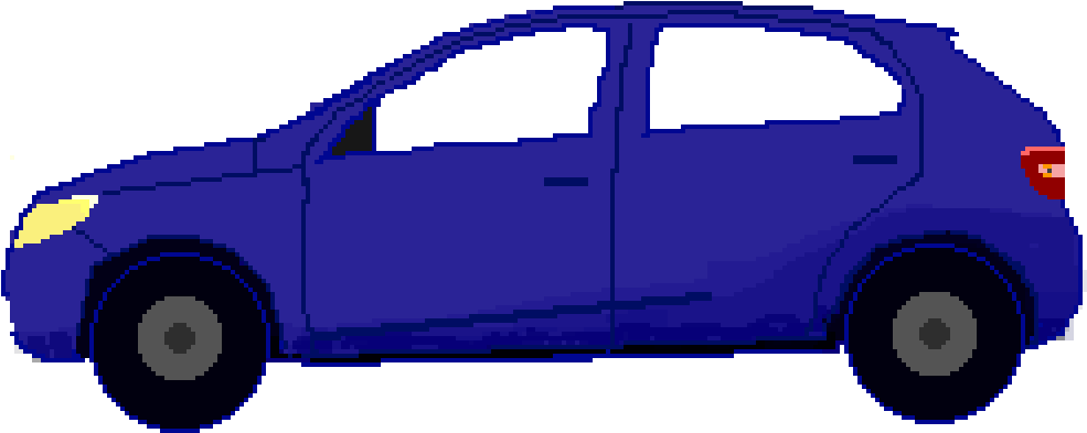 Car Side View - City Car Clipart (1024x576), Png Download