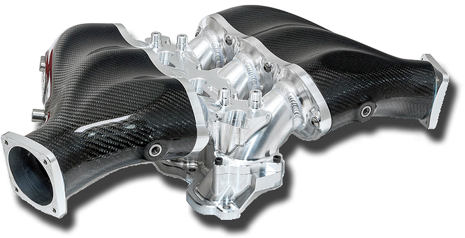 Alpha Performance R35 Gt-r Carbon Fiber Intake Manifold - Nissan Z32 Intake Manifold Clipart (672x533), Png Download