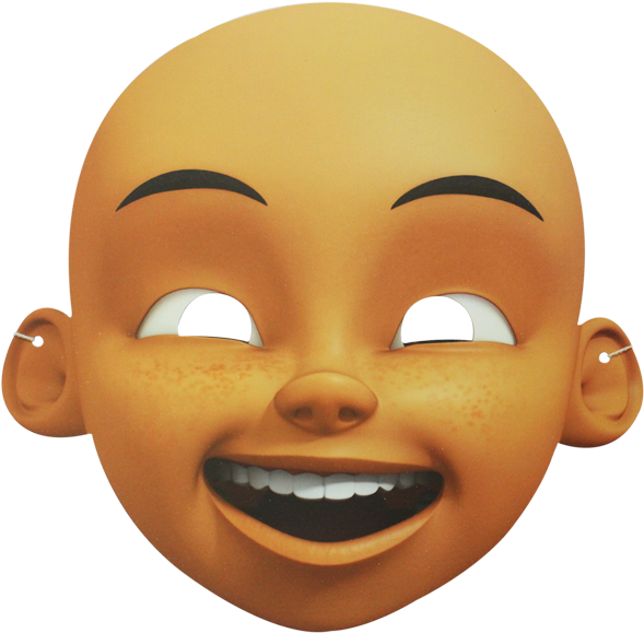 Hancung - Jual Topeng Upin Ipin Clipart (640x640), Png Download