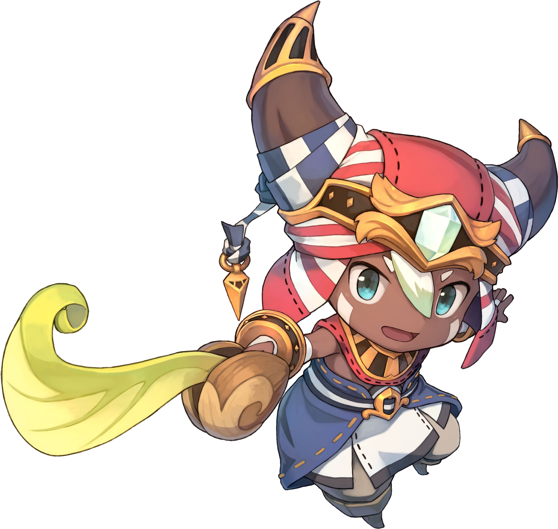 Explorer Drawing Character Art - Ever Oasis Main Character Clipart (2500x2500), Png Download