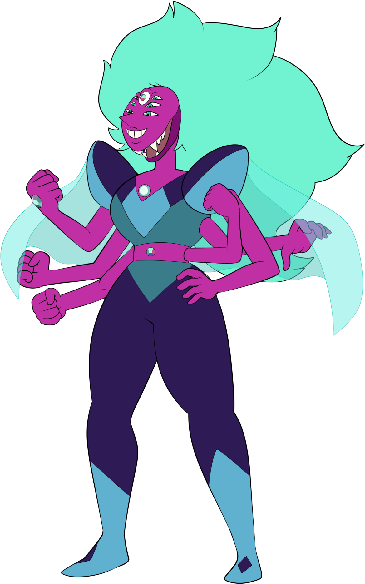 Steven Universe Homeworld Fusion Clipart (1239x1920), Png Download