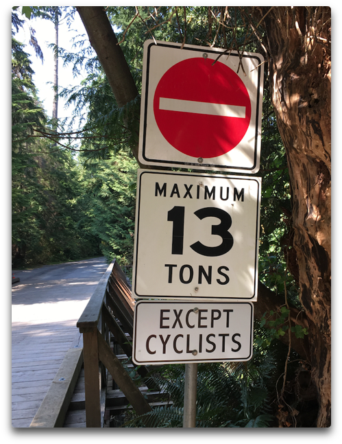 Vancouver Heavy Cyclists - Traffic Sign Clipart (541x703), Png Download