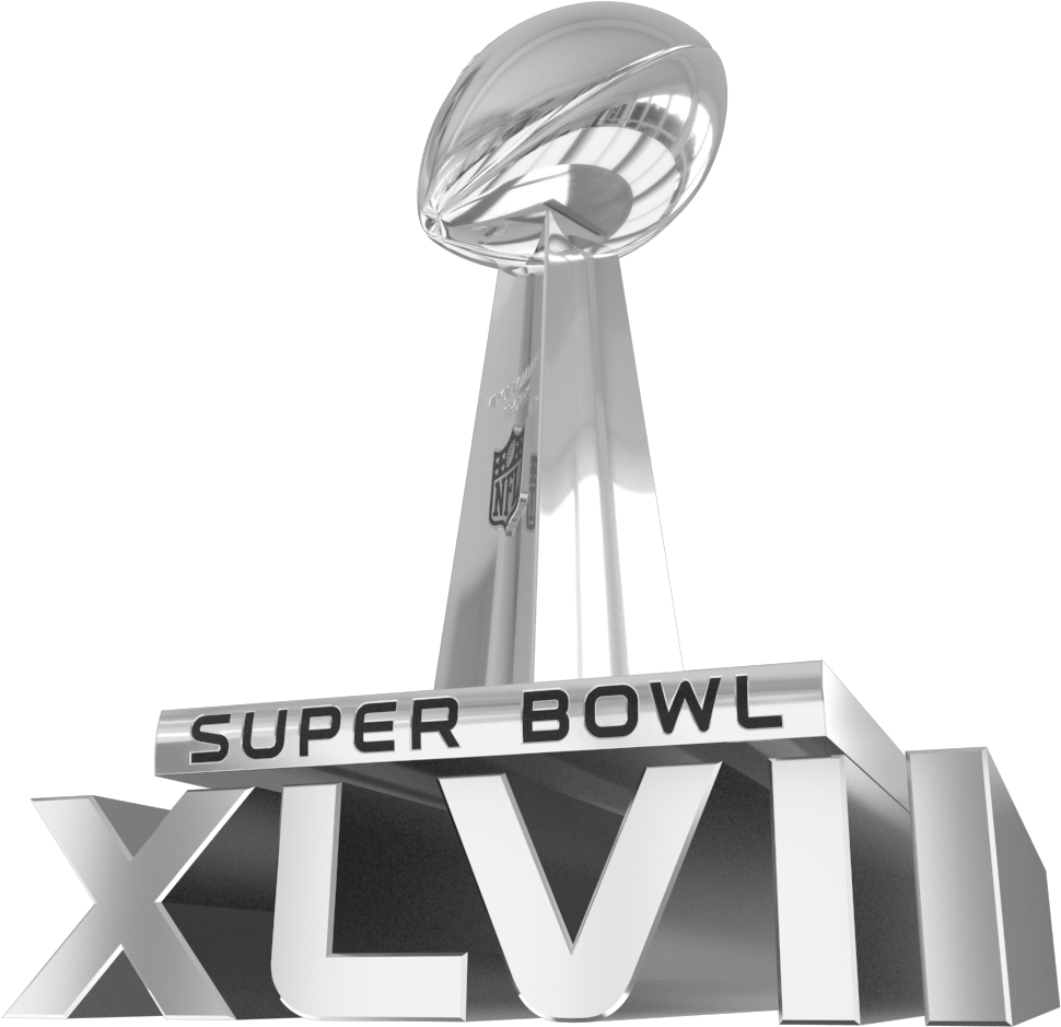 Super Bowl Xlvii Kicks Off On Sunday, February - Super Bowl Xlvii Logo Png Clipart (1100x1100), Png Download