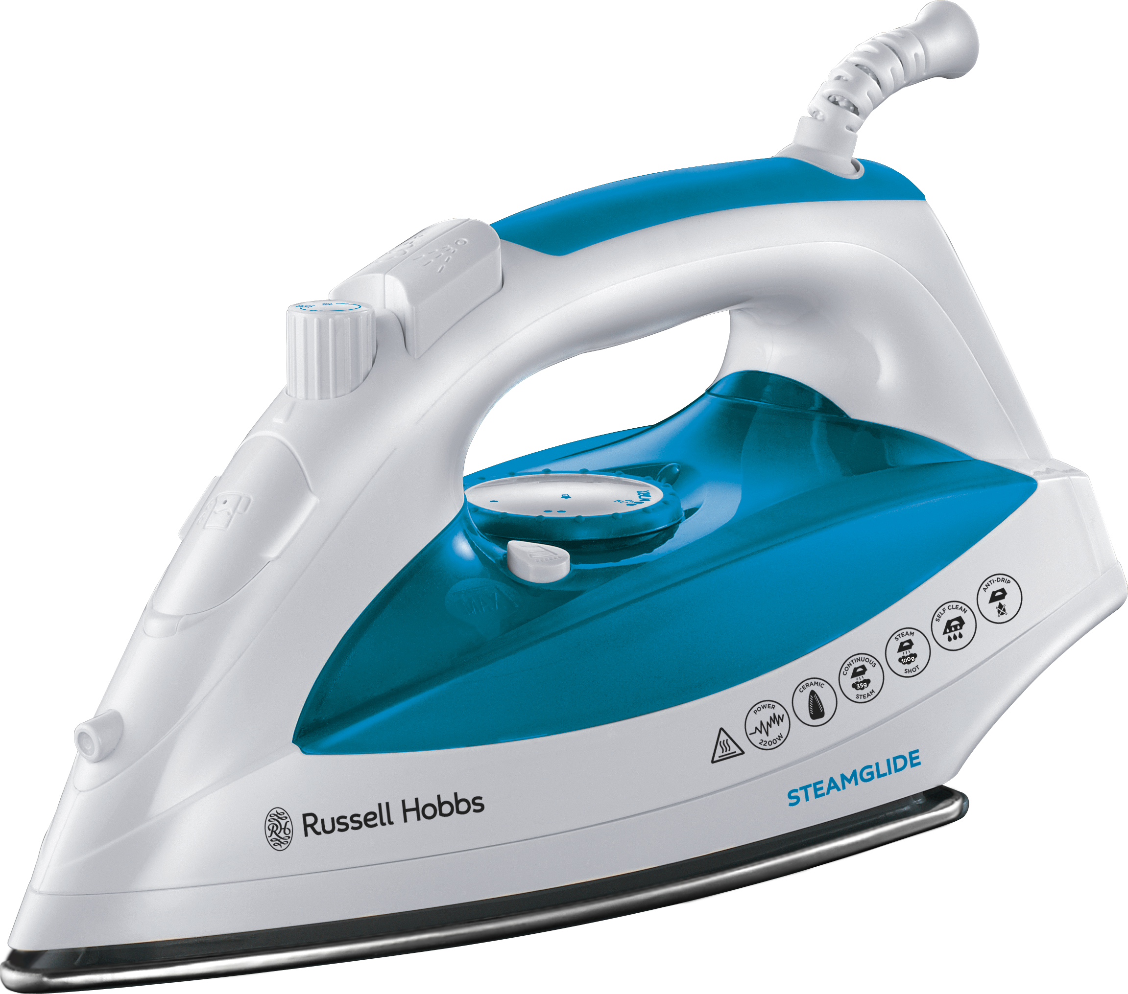 Iron Hd Png - Russell Hobbs Steamglide Iron Clipart (2303x2031), Png Download