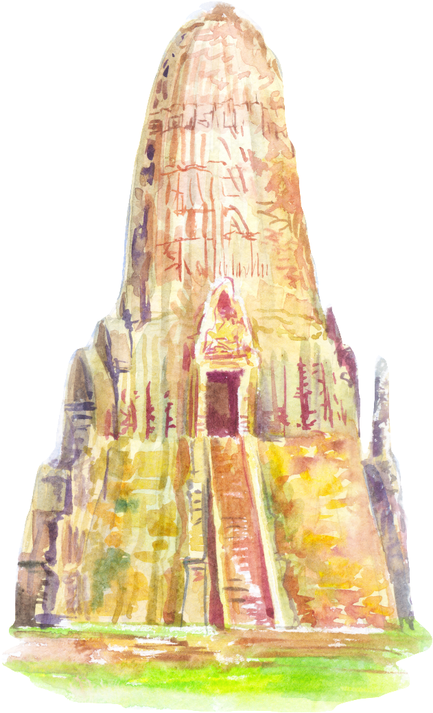 Hand Painted Old Castle Png Transparent - Illustration Clipart (631x1038), Png Download