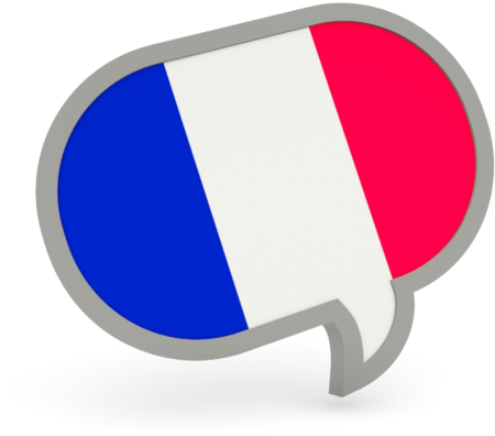 French Flag Speech Bubble Clipart (640x480), Png Download