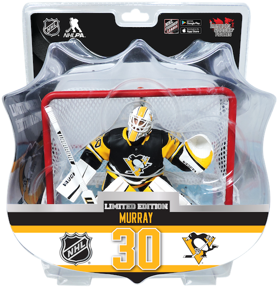 Matt Murray Goalie With Net 6" Imports Dragon Figure - Pittsburgh Penguins Clipart (600x619), Png Download