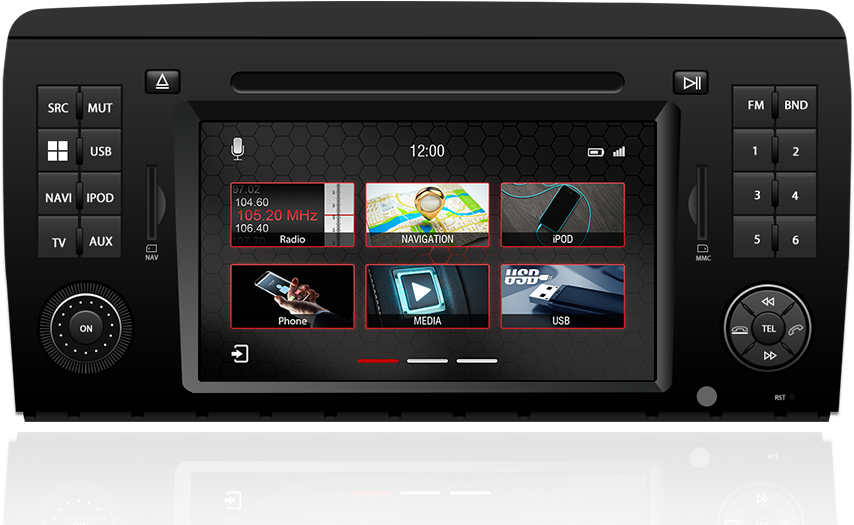 N7-mbr - Mercedes-benz R-class Clipart (1000x566), Png Download