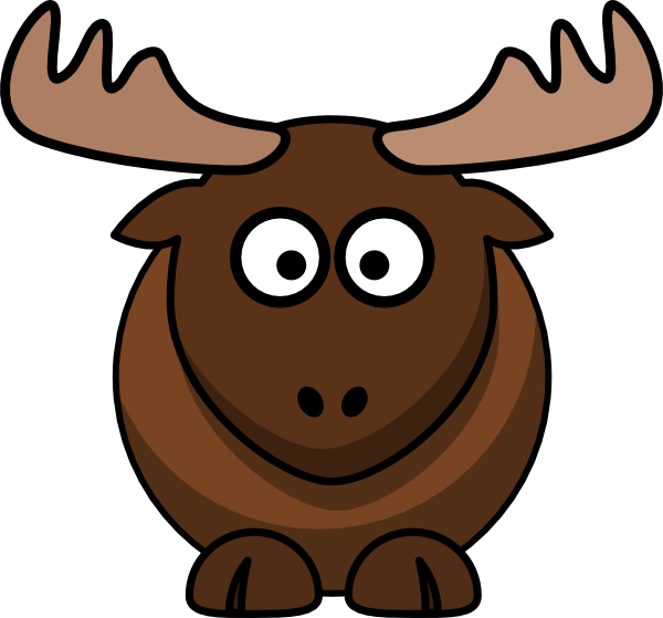 Moose Free To Use Clip Art - Elk Clipart - Png Download (600x559), Png Download