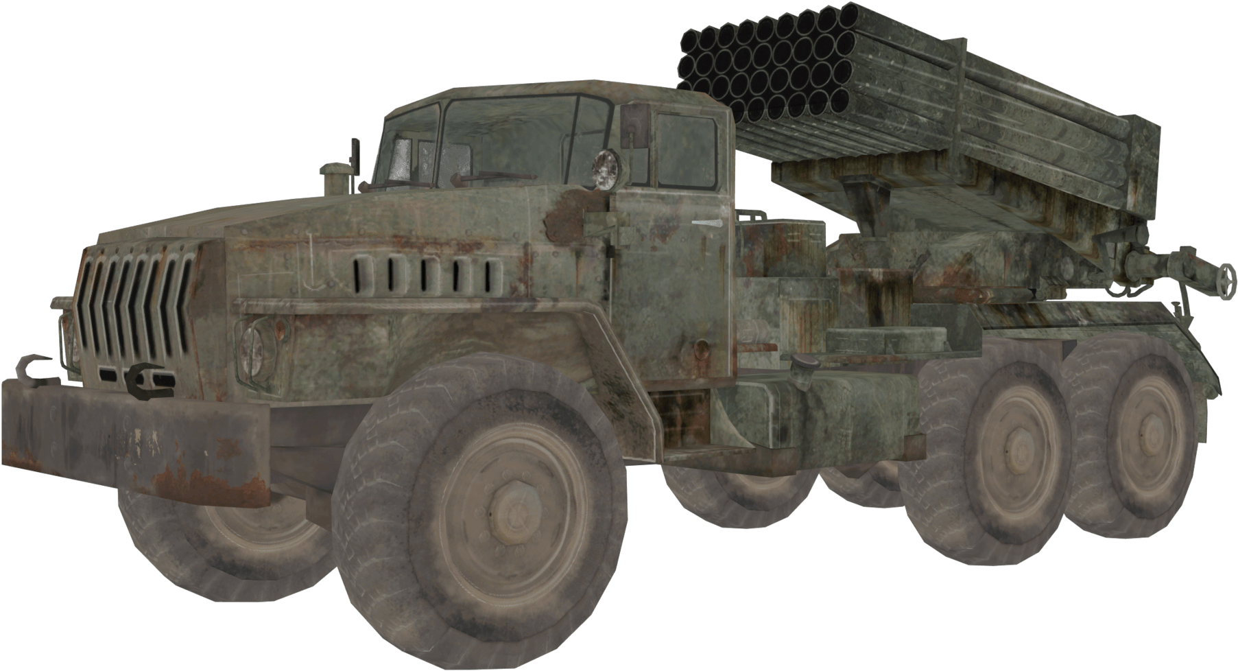 Category Call Of Duty Modern Warfare 3 Cut Vehicles - Bm 21 Grad Transparent Clipart (2000x1131), Png Download