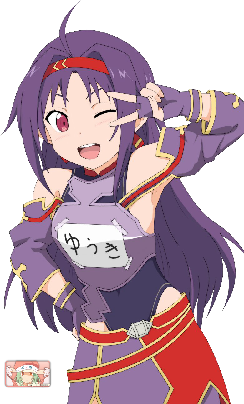 835kib, 877x1300, Yuuki Konno Sword Art Online Ii Render - Sword Art Online Yuuki Konno Png Clipart (877x1300), Png Download