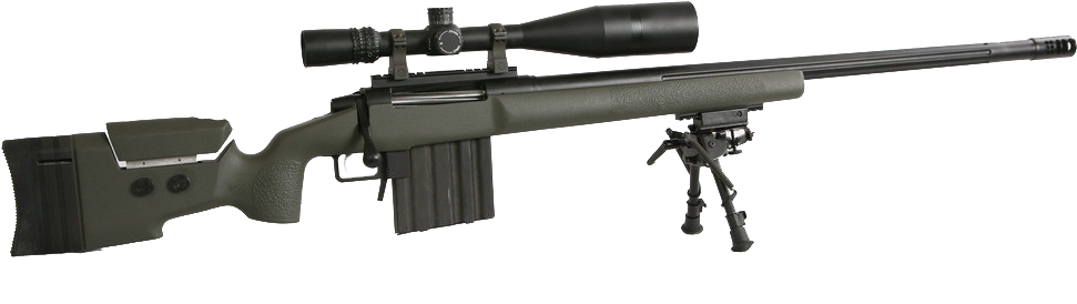 Intervention Gun Png - Sniper Rifle Clipart (1500x355), Png Download