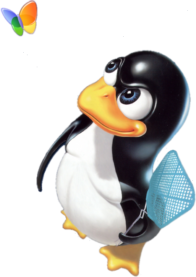 Linux Logo Png - Linux Vs Windows Gif Clipart (710x940), Png Download