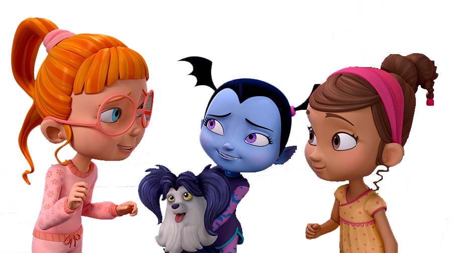 Vampirina Poppy Hair Clipart (900x505), Png Download