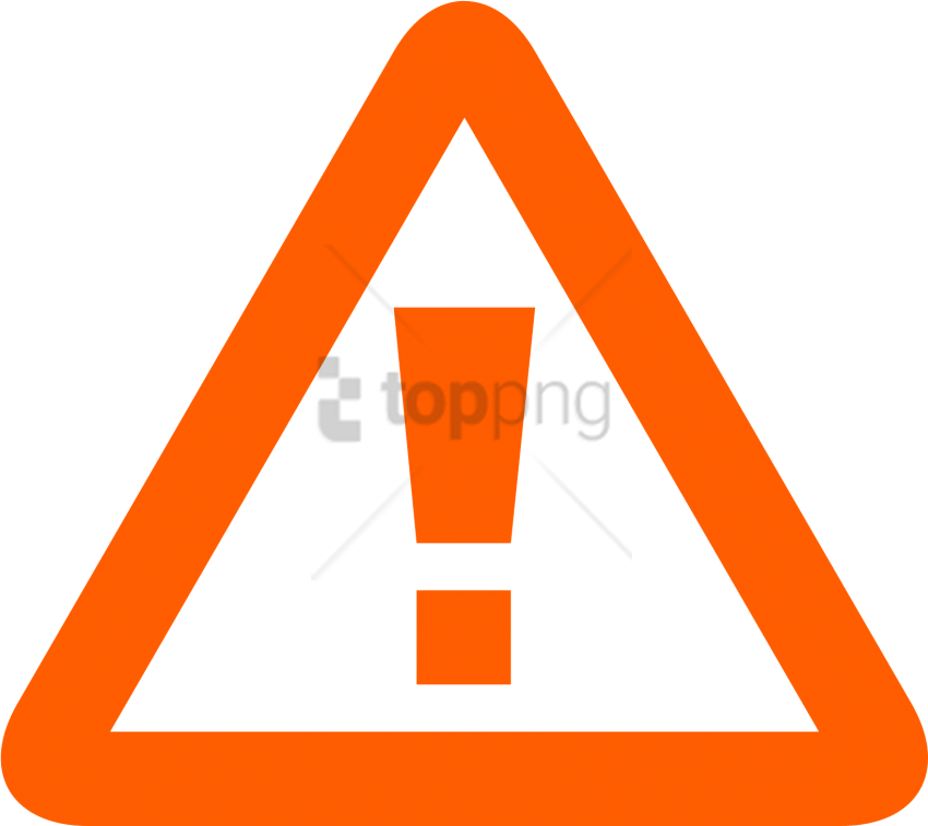 Free Png Warning Vectors And Icons - Transparent Background Alert Sign Png Clipart (850x757), Png Download