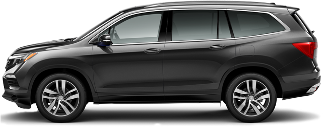 2017 Honda Pilot Side - 2017 Honda Pilot Blue Clipart (640x480), Png Download