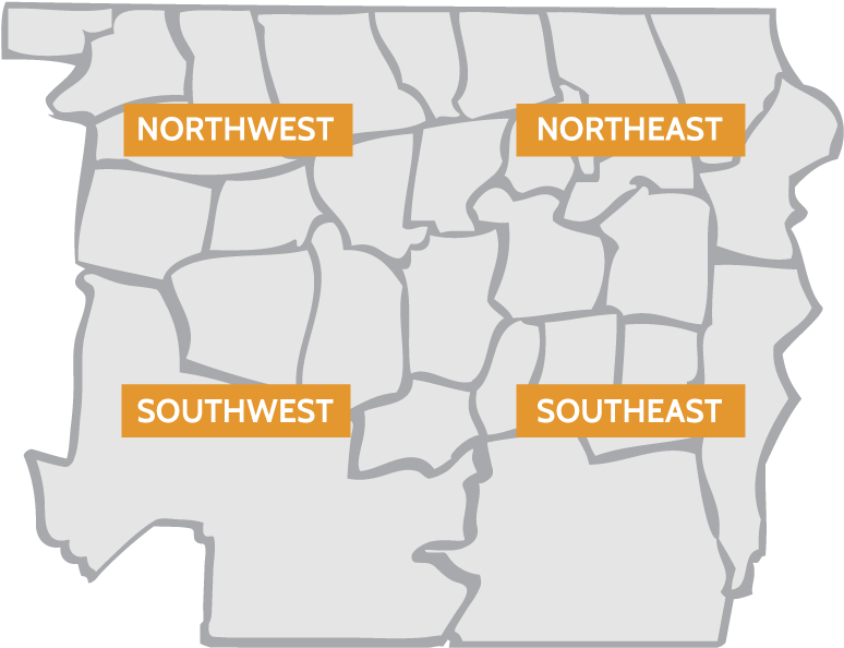 Learn More About The Lands We Have Helped To Conserve - Map Clipart (800x660), Png Download