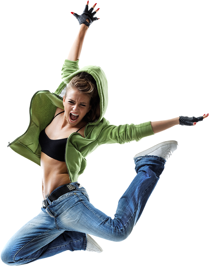 Ftestickers People Woman Jump Dance @danial8986 - Transparent Girl Jumping Png Clipart (722x917), Png Download