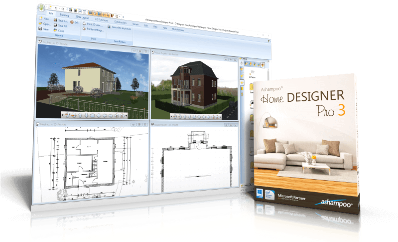 Ashampoo Home Designer Pro 3 Key - Ashampoo Home Designer Clipart (800x525), Png Download