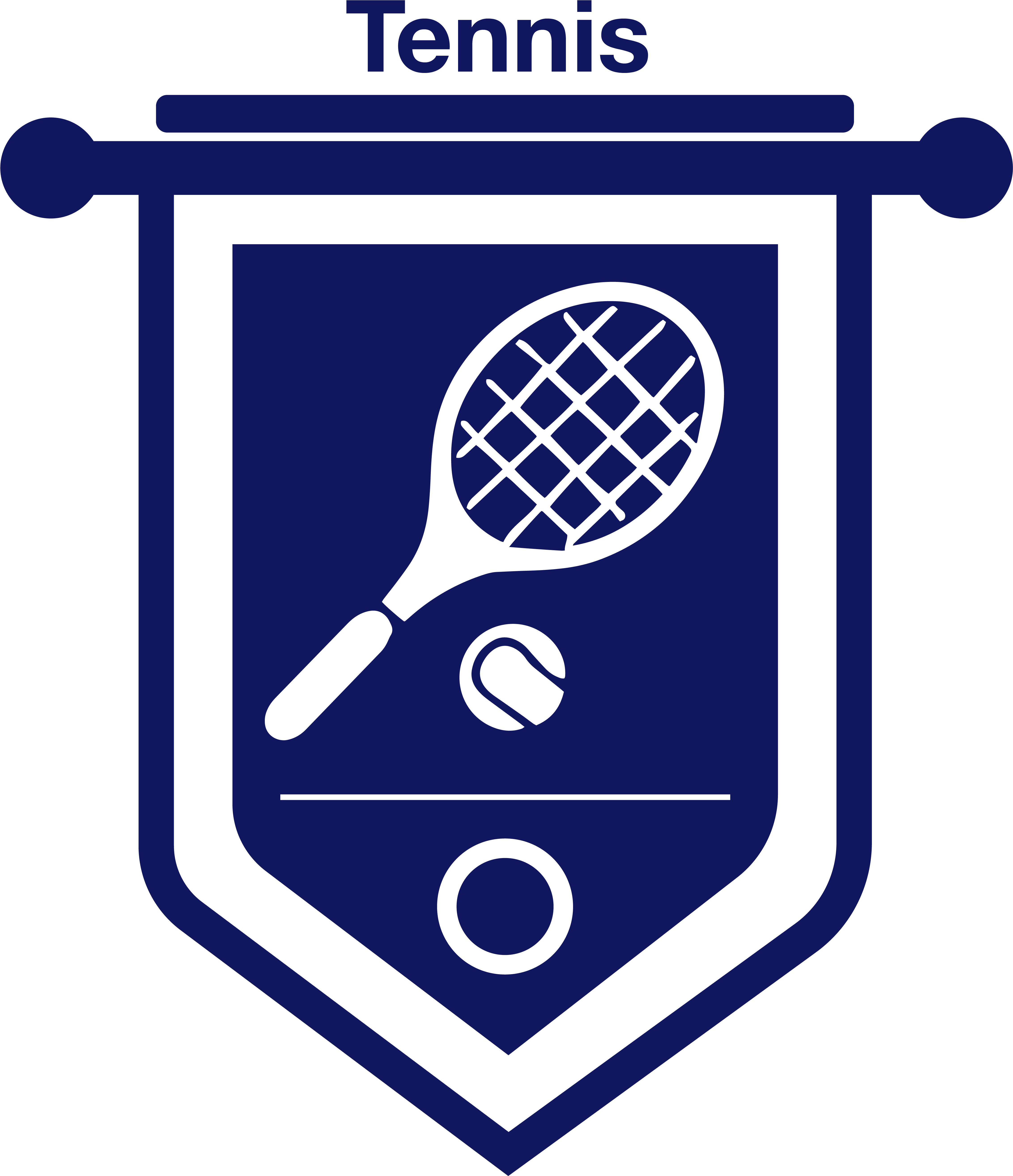 Lacrosse Clipart Two - Escudo Silueta - Png Download (5417x5417), Png Download